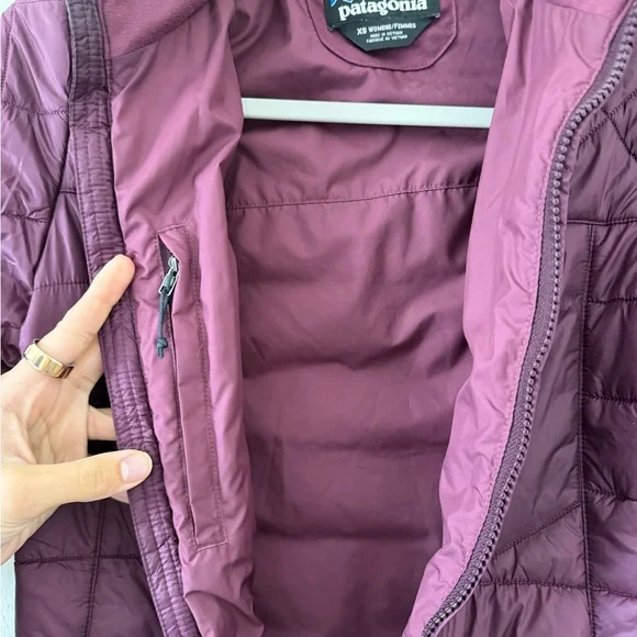 Patagonia Radalie Insulated Parka purple/maroon size xs